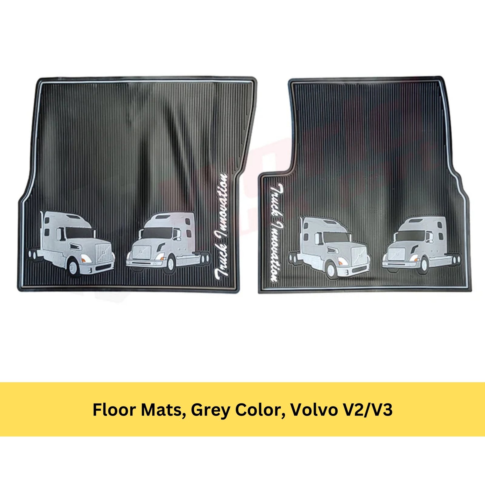Floor Mats, Grey Color, Volvo V2/V3