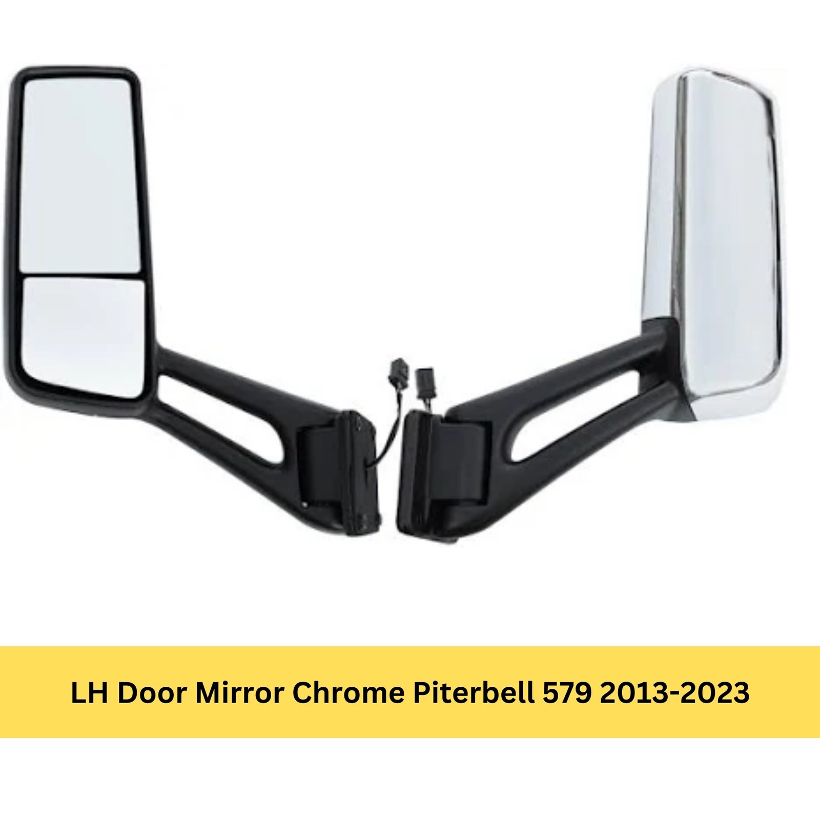 LH Door Mirror Chrome Piterbell 579 2013-2023