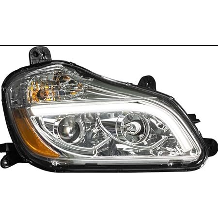 RH LED Head Lamp White Kenworth T680 2013-2021