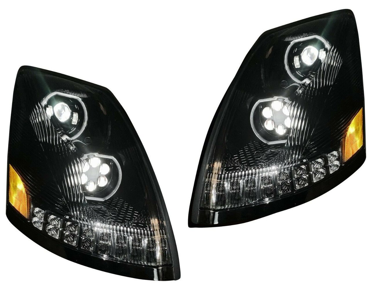 Head Lamp Black，RH 20496654 Volvo VNL 1997-2014