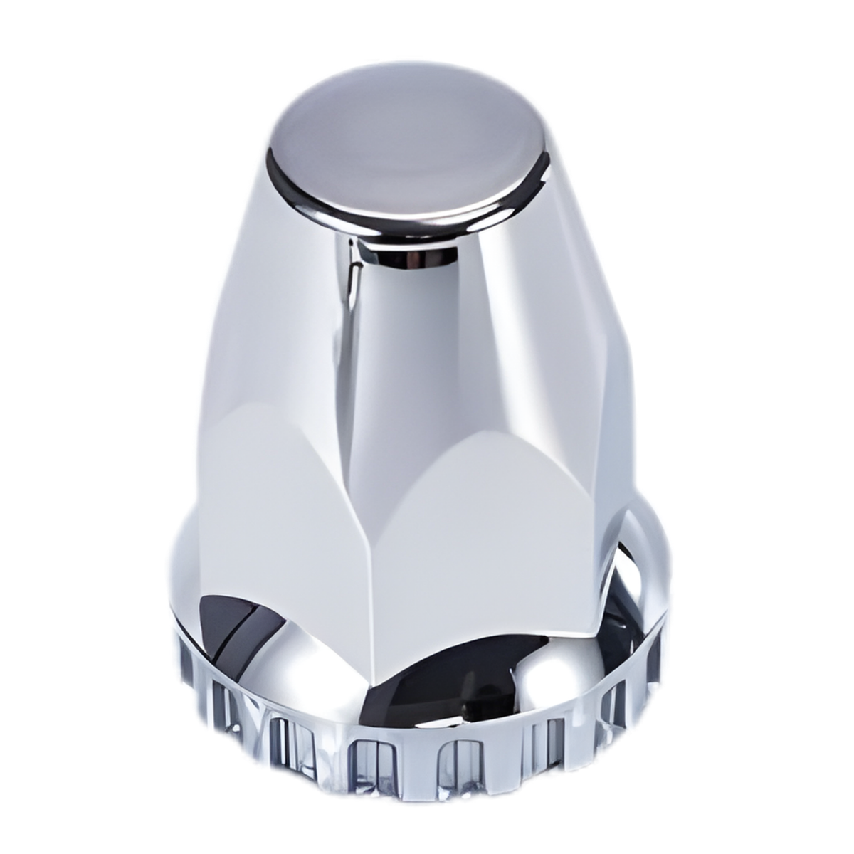 Lug Nut Cover, ABS Chrome Plastic, 33mm X 3-3/16" Push On