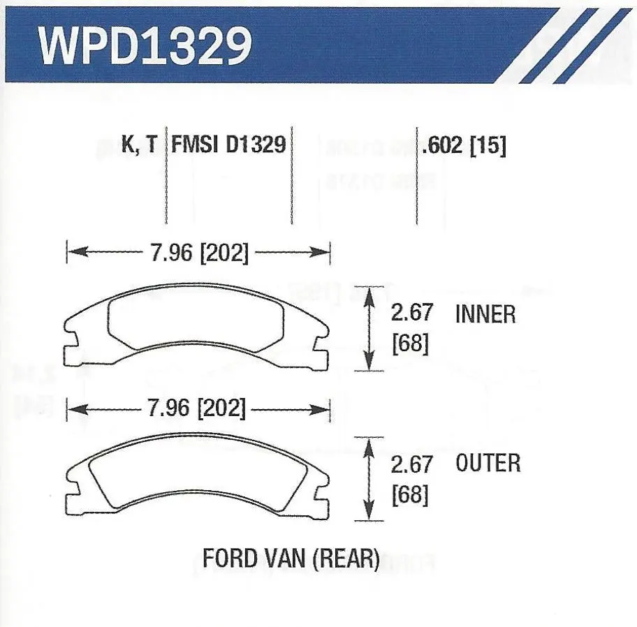 D1329K Disc Pad
