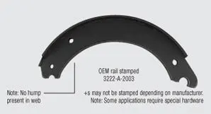 4718-Q New Steel Brake Shoe or Brake Shoe Kit